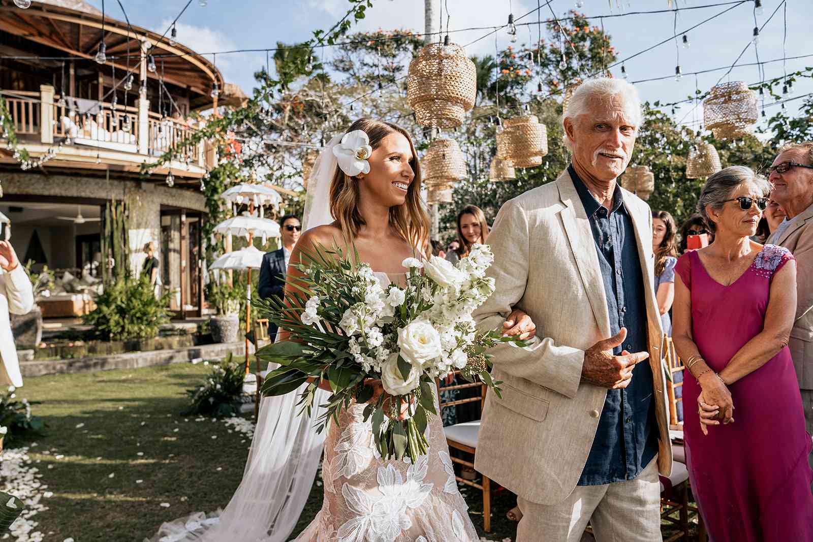 新娘和父亲“class=