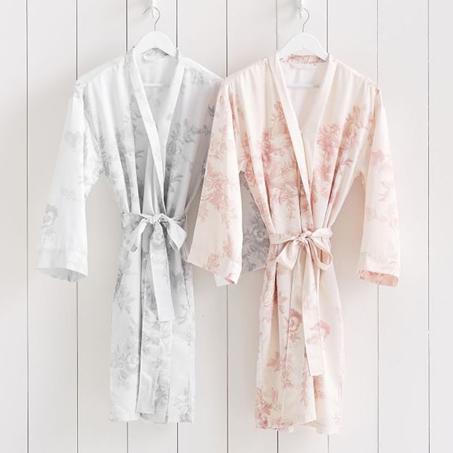 Monique Lhuillier花卉和服长袍