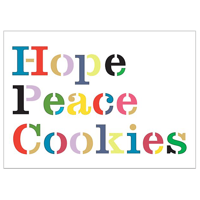 Kate Spade Paper Source Hope Peace Cookies Cards