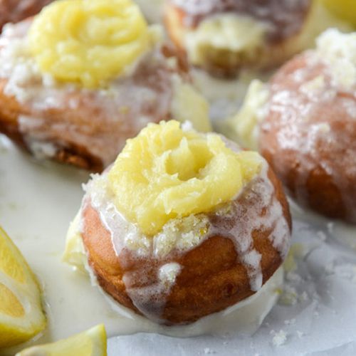 柠檬芝士甜甜圈