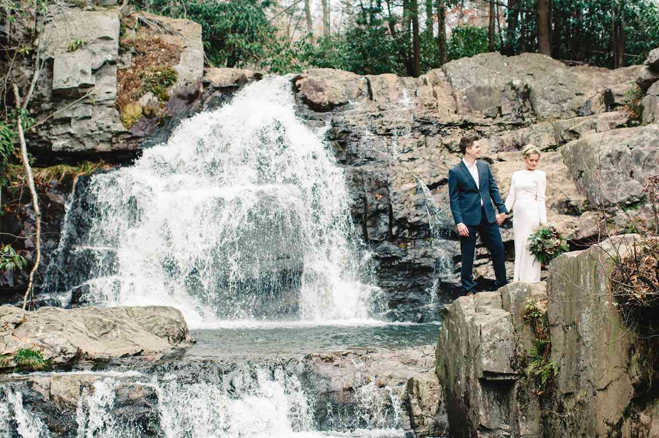 <p>婚纱照在山胡桃树州Par</p>