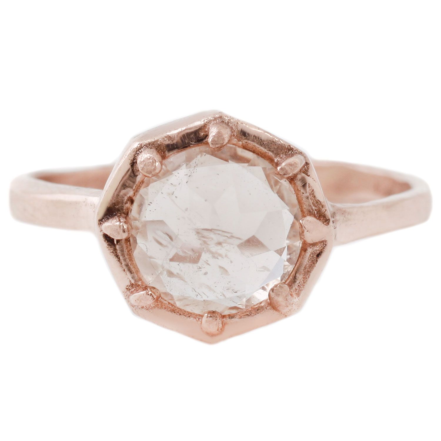Lauren Wolf Morganite Octagon Ring