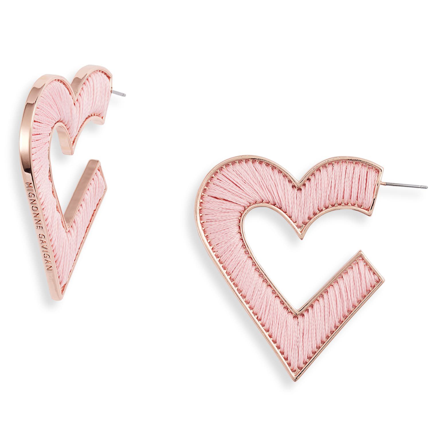 米格纳·加维根·菲奥娜心形耳环