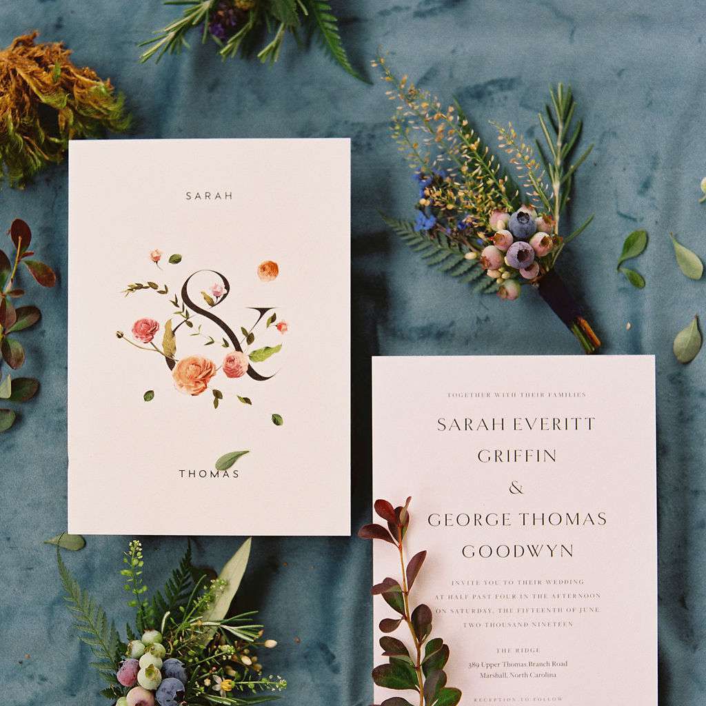 秋季婚礼bouniere.