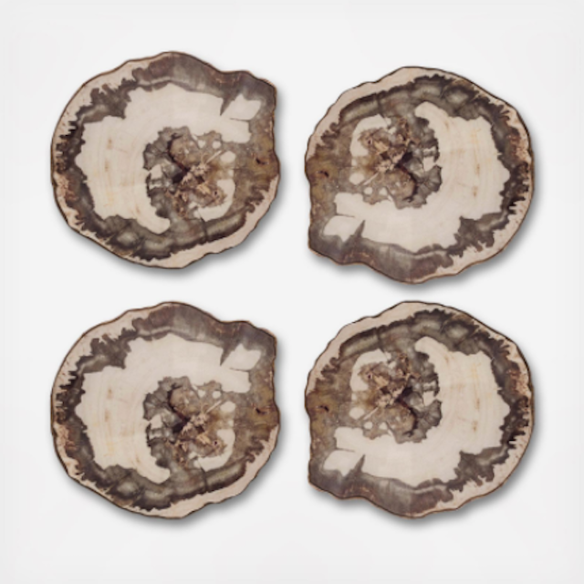 Seybert的金硅化木杯垫