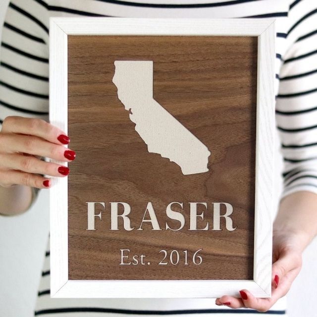 纸周年个性化胡桃木墙艺术