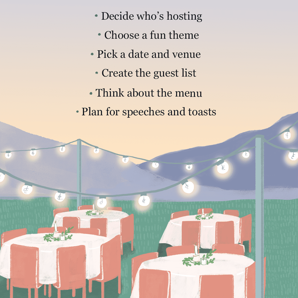 如何规划完美的晚宴彩排