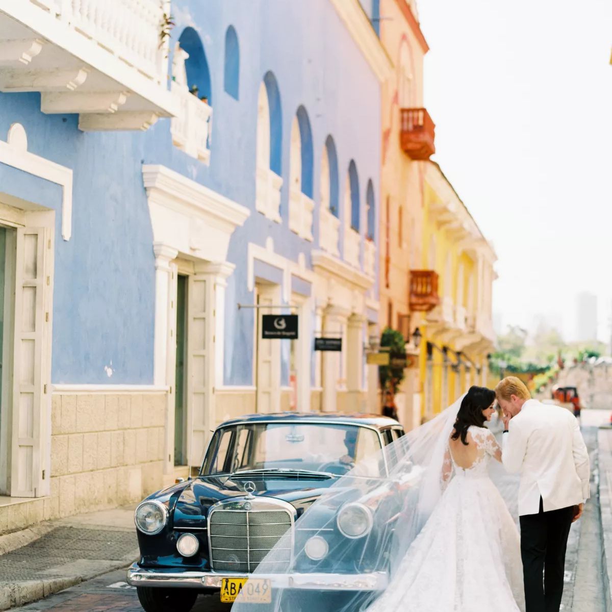 Cartegena、哥伦比亚的婚礼