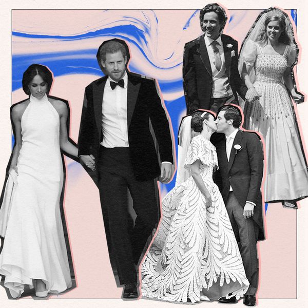 皇室夫妇在婚礼上