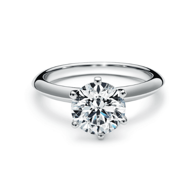 蒂芙尼公司的Tiffany®设置订婚戒指ld乐动官网