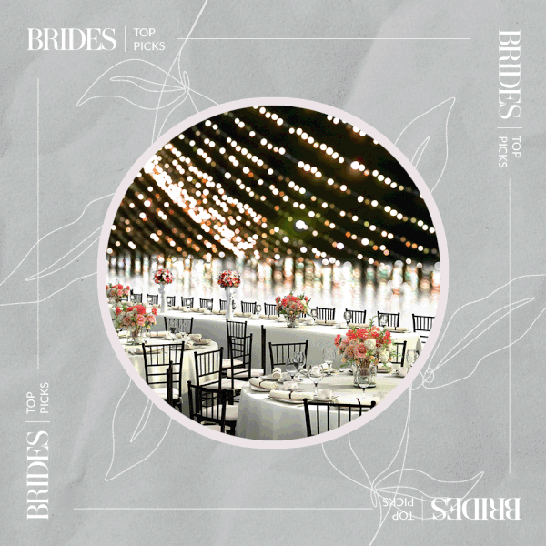 不同婚礼场地的照片合成图