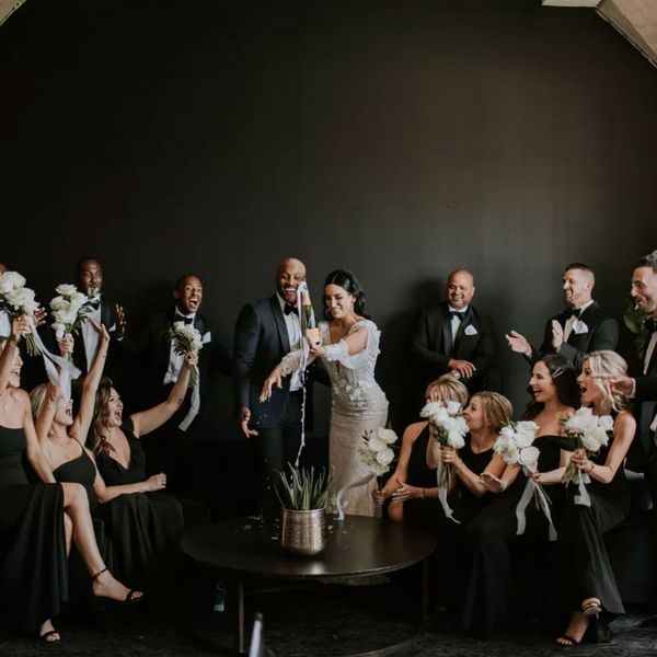 新娘和新郎与婚礼