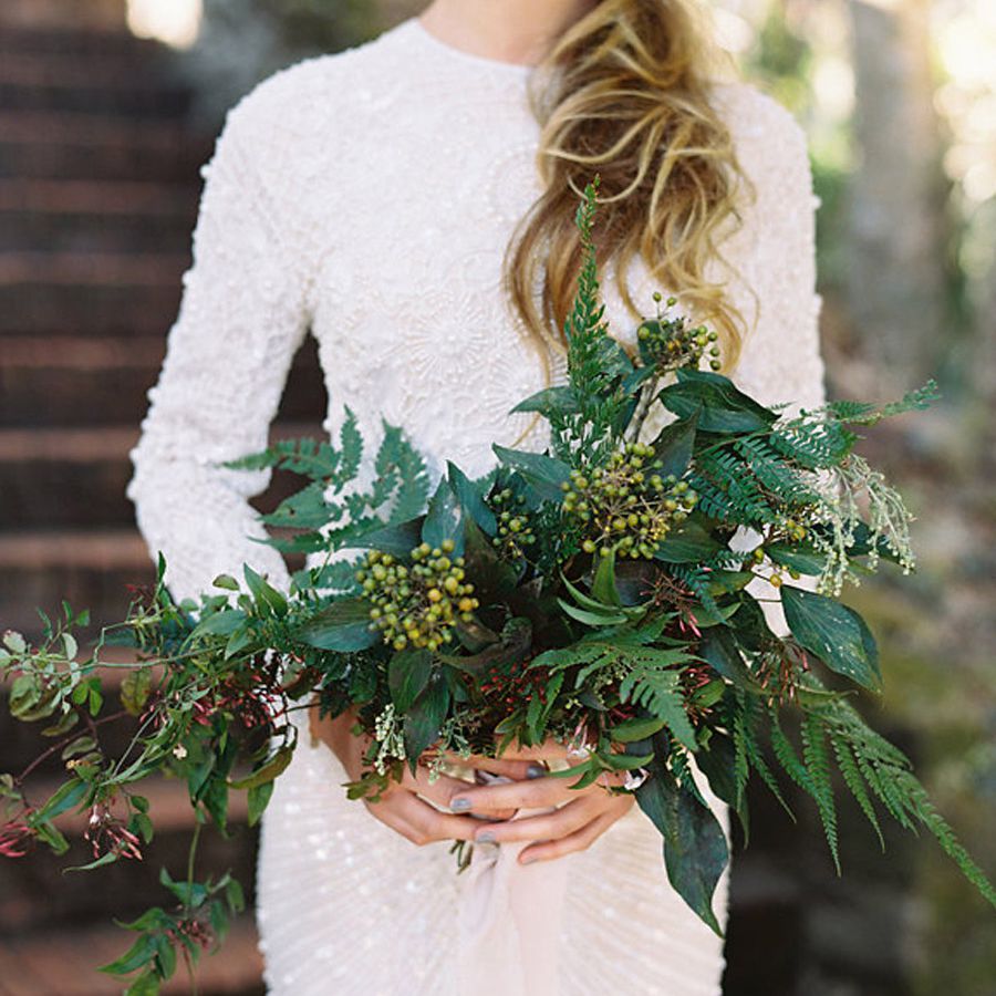 波西米亚花束绿化。