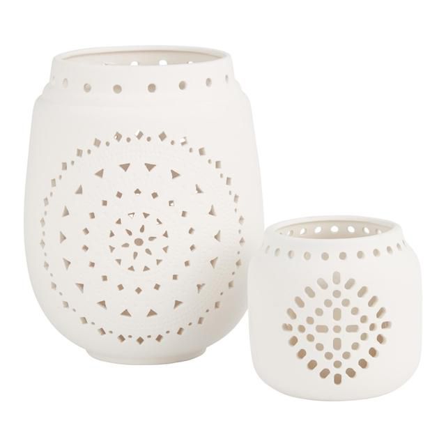 白色哑光陶瓷拼花元宵