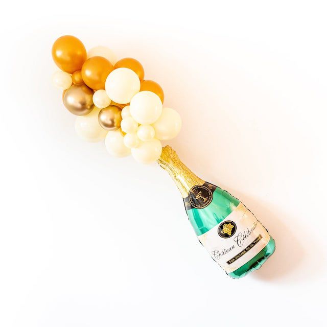 Etsy的香槟气球加兰套件