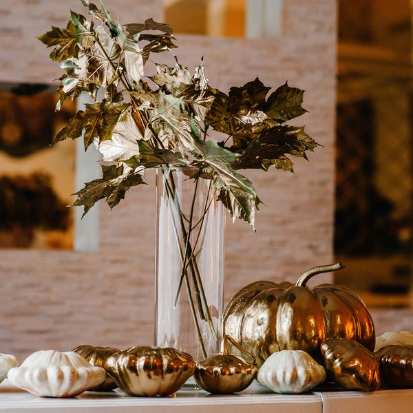 万圣节南瓜装饰婚礼