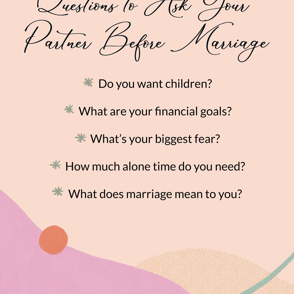 婚前要问的问题