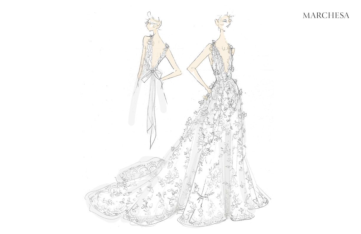 Marchesa新娘时装周2020年秋季速写