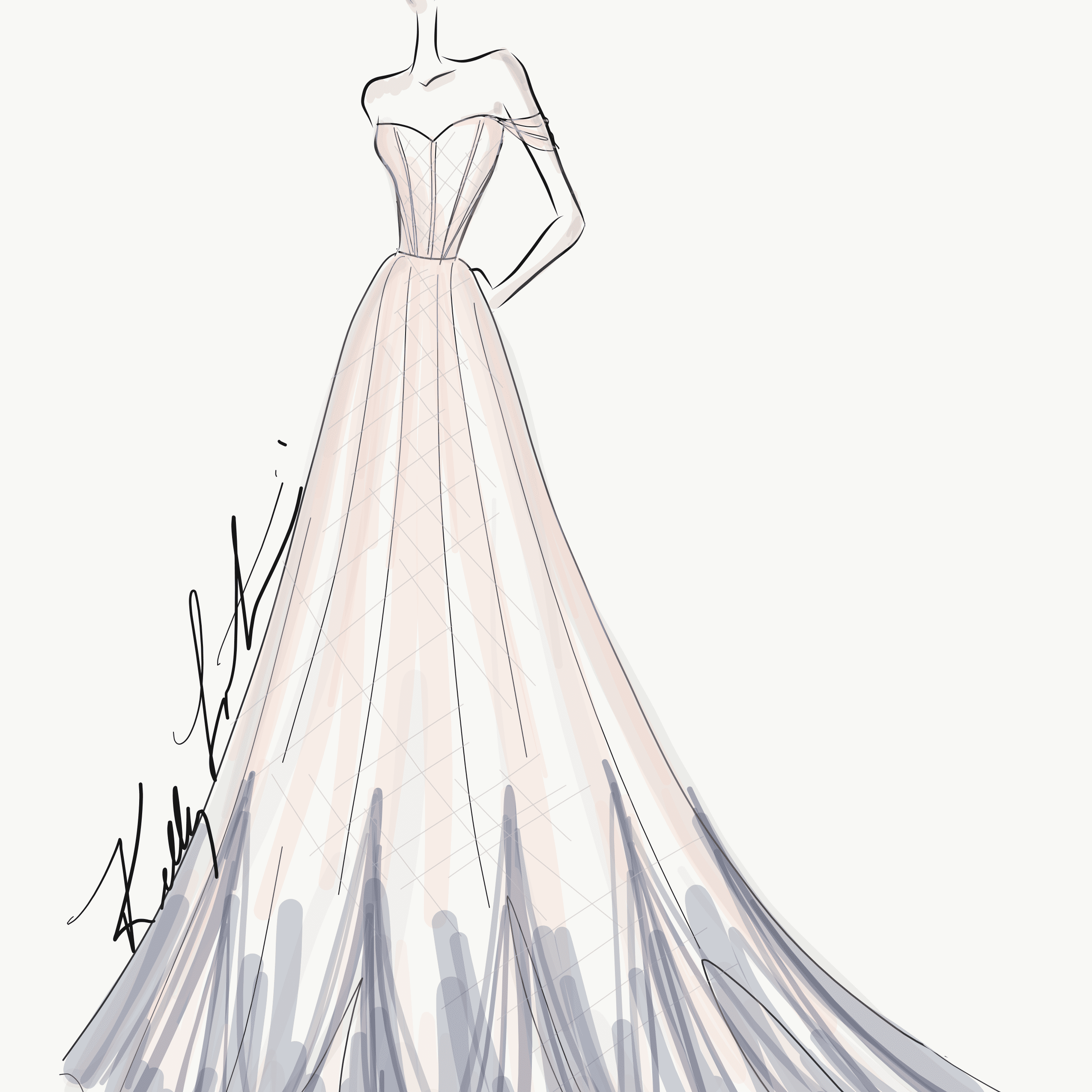 Kelly Faetanini新娘时装周2020年秋季速写