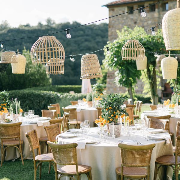 意大利的花园婚宴