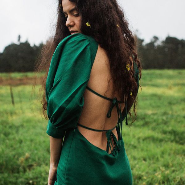 Olette Siempre Verde连衣裙