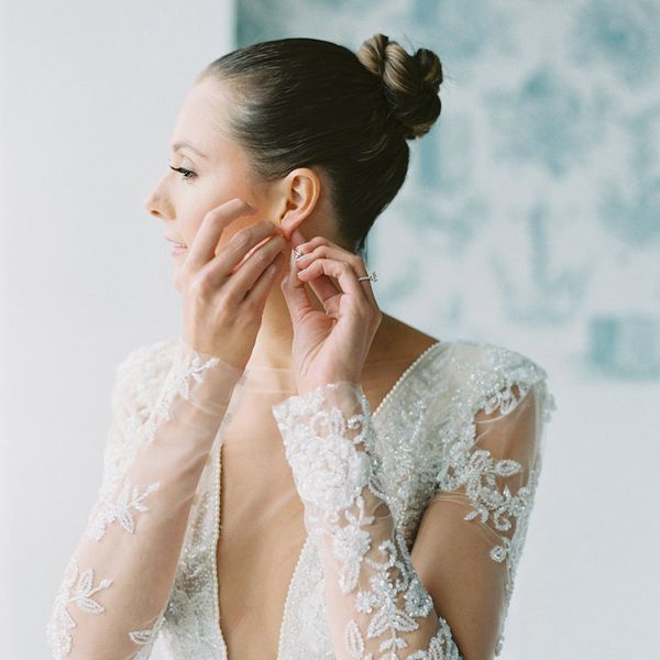 简单的婚礼发型