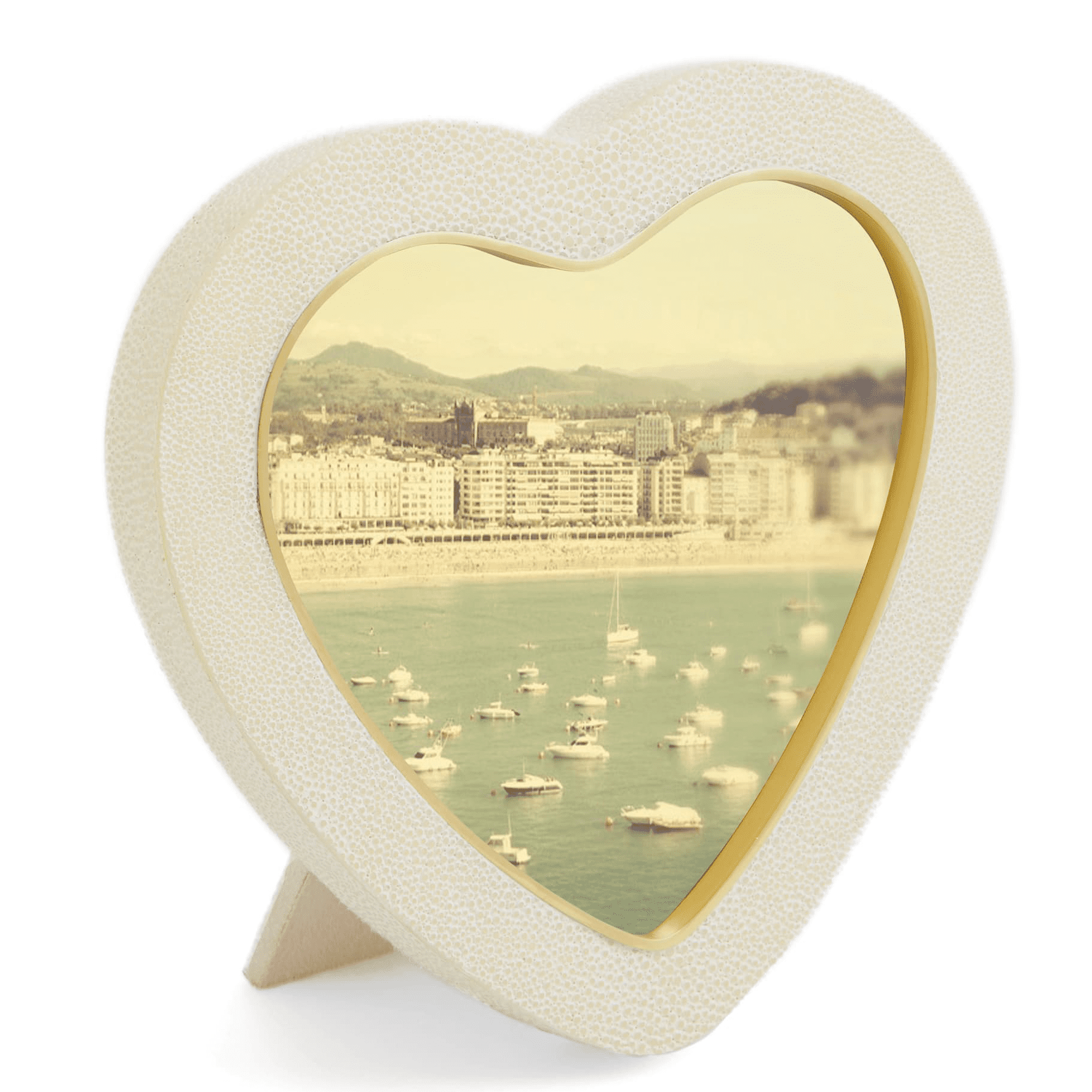 鲨鱼皮心脏相框