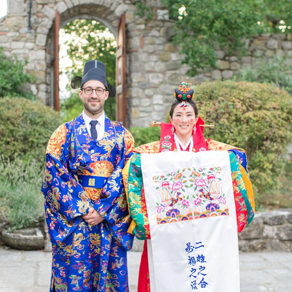 新娘新郎韩国服装