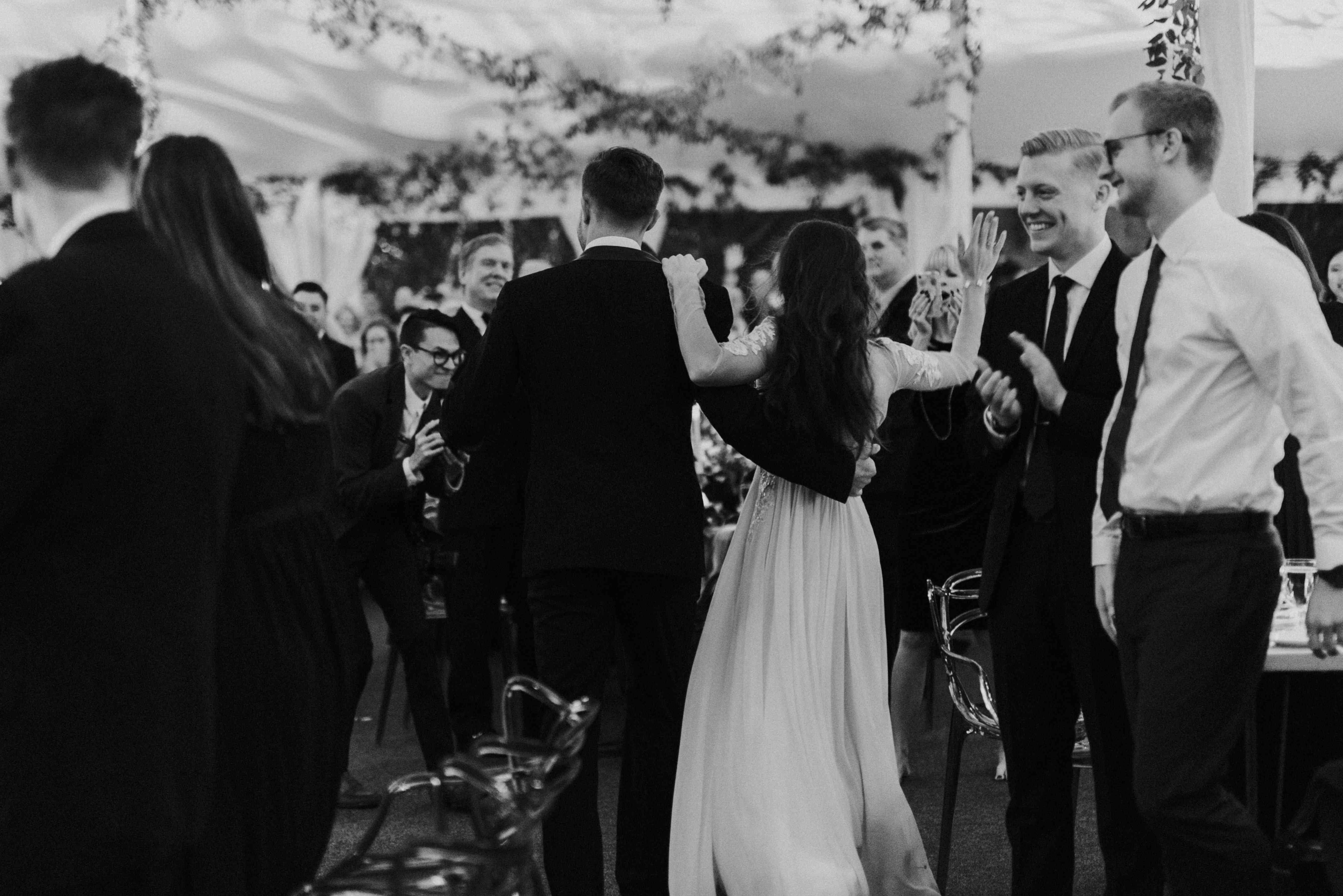 个性化密歇根婚礼，接待入口