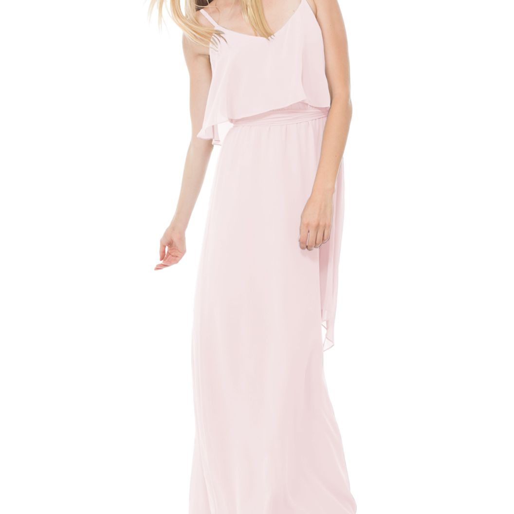 龙丹妮雪纺连衣裙