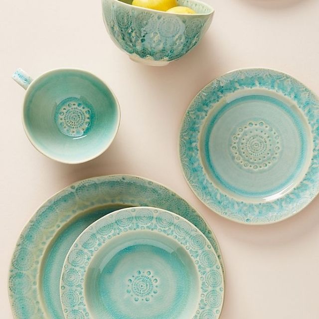 老哈瓦那餐盘，一套4个