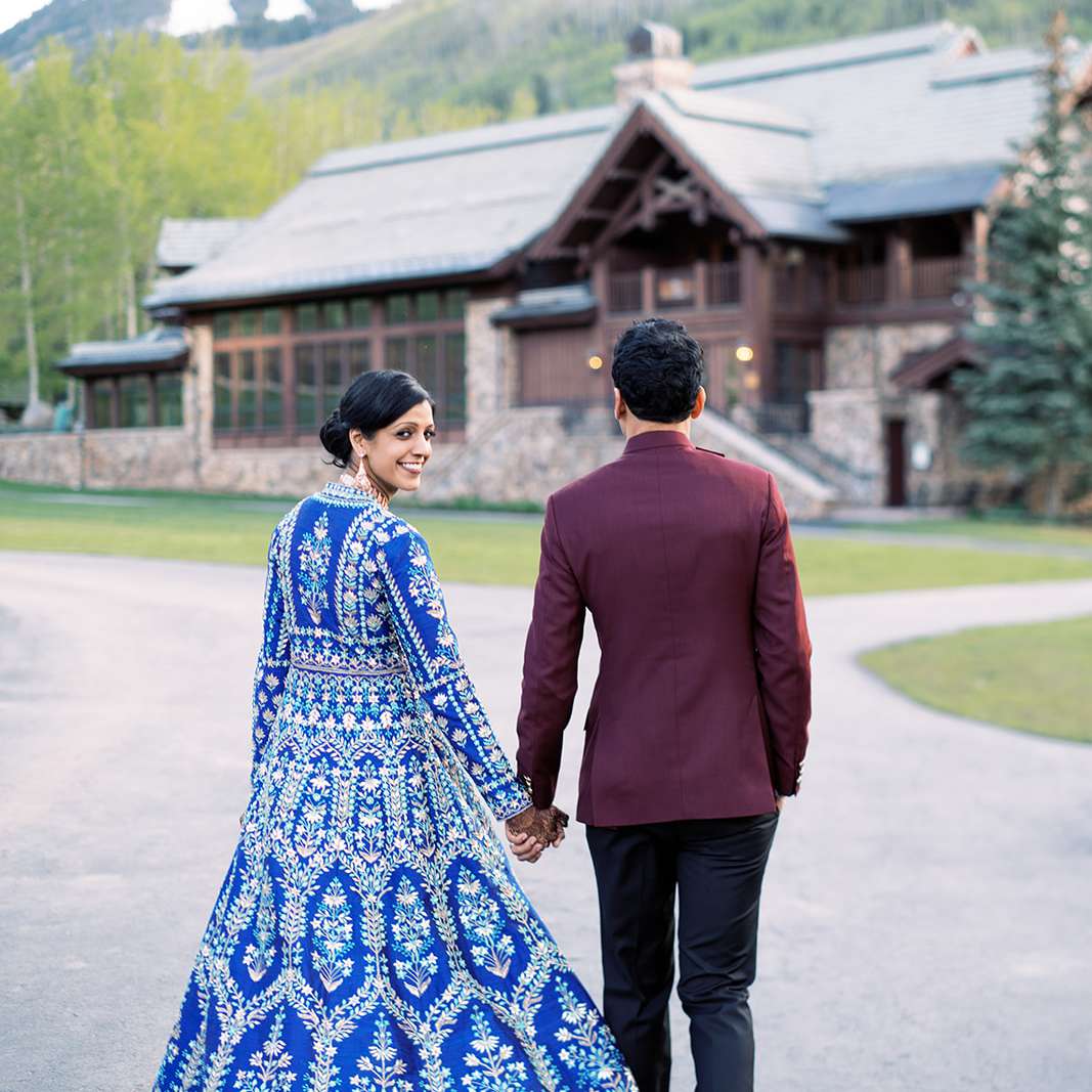 新娘和新郎的接待