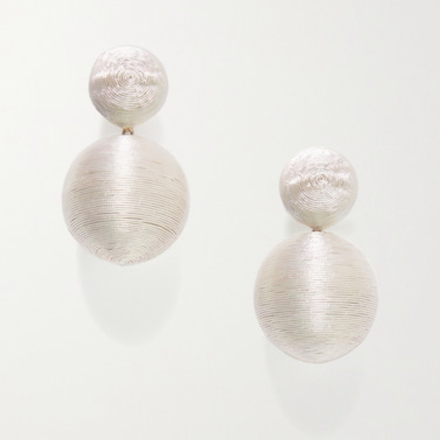 REBECCA DE RAVENELGold-tone和脐带夹耳环