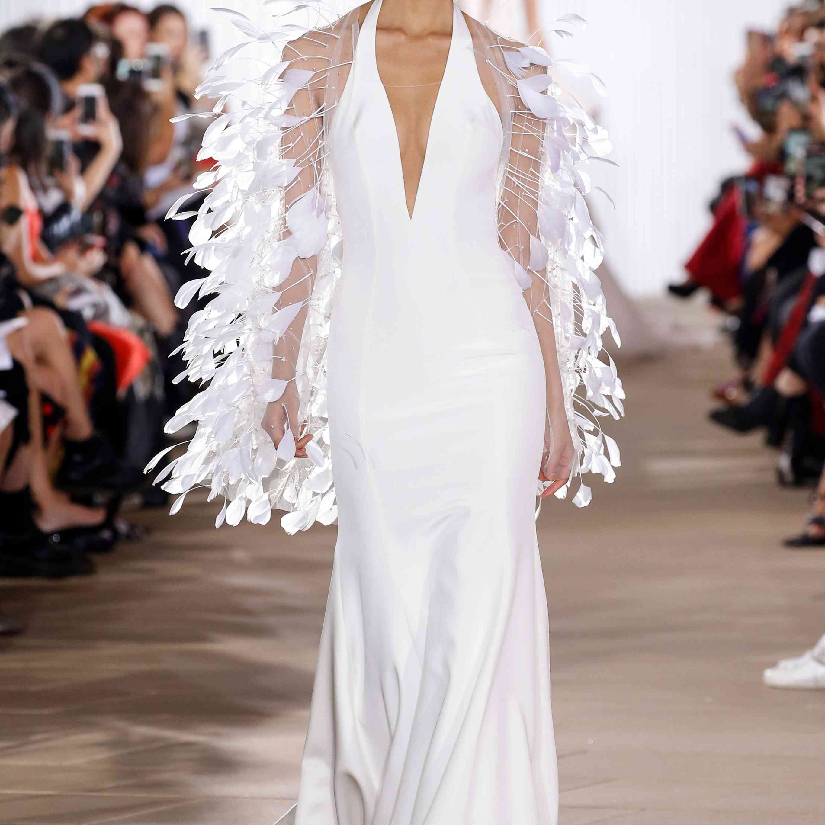 ines di santo婚礼dres