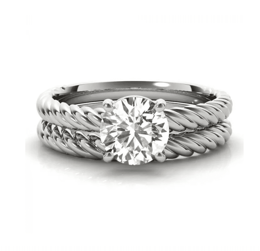 干净地编织接龙新娘套装