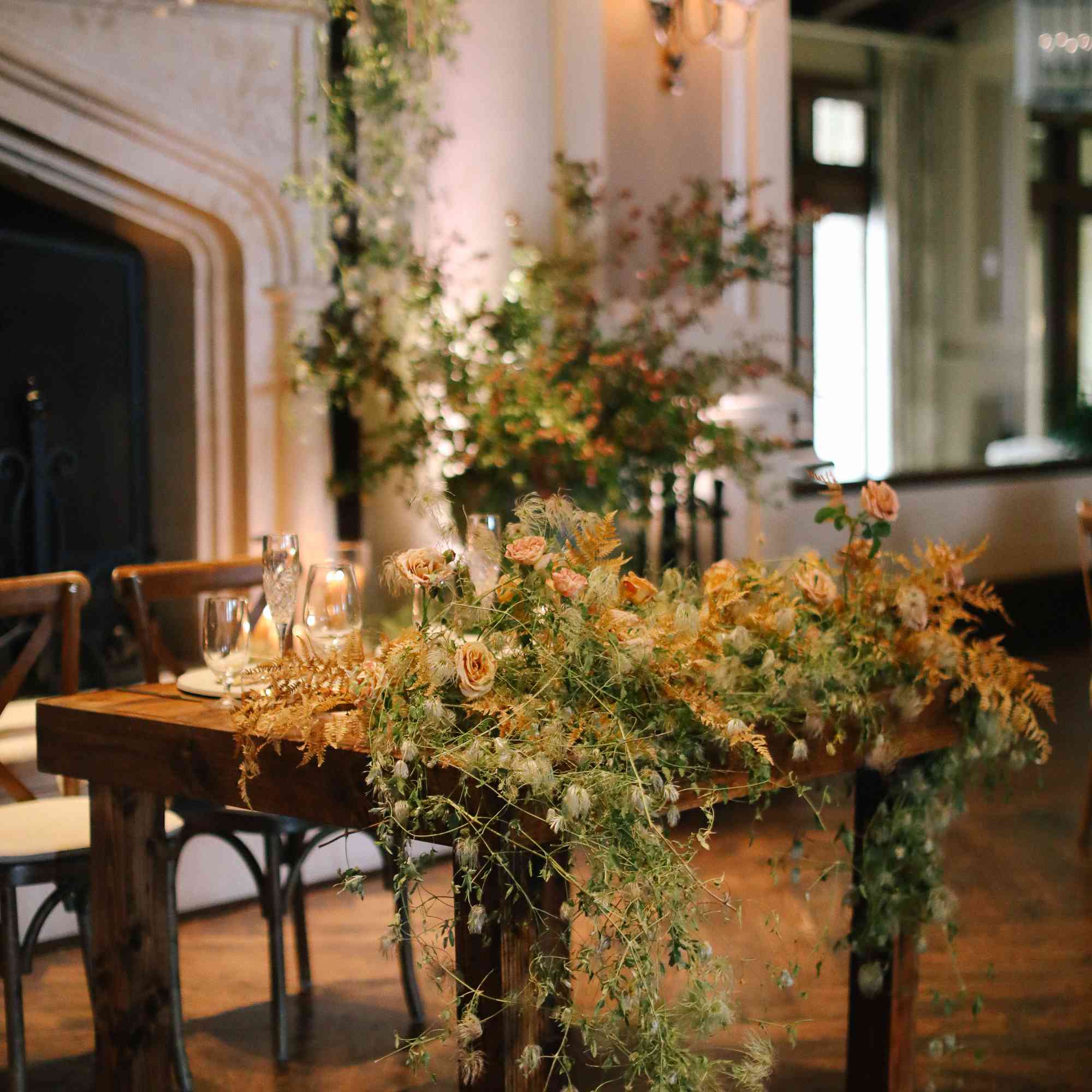 萨凡纳和瑞克的婚礼，情人桌“class=