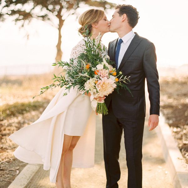 新娘和新郎的肖像