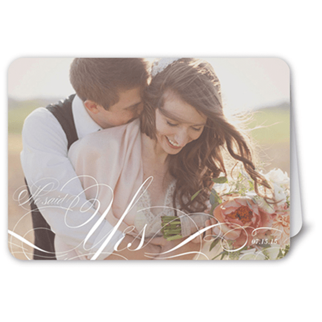 是的，结婚公告