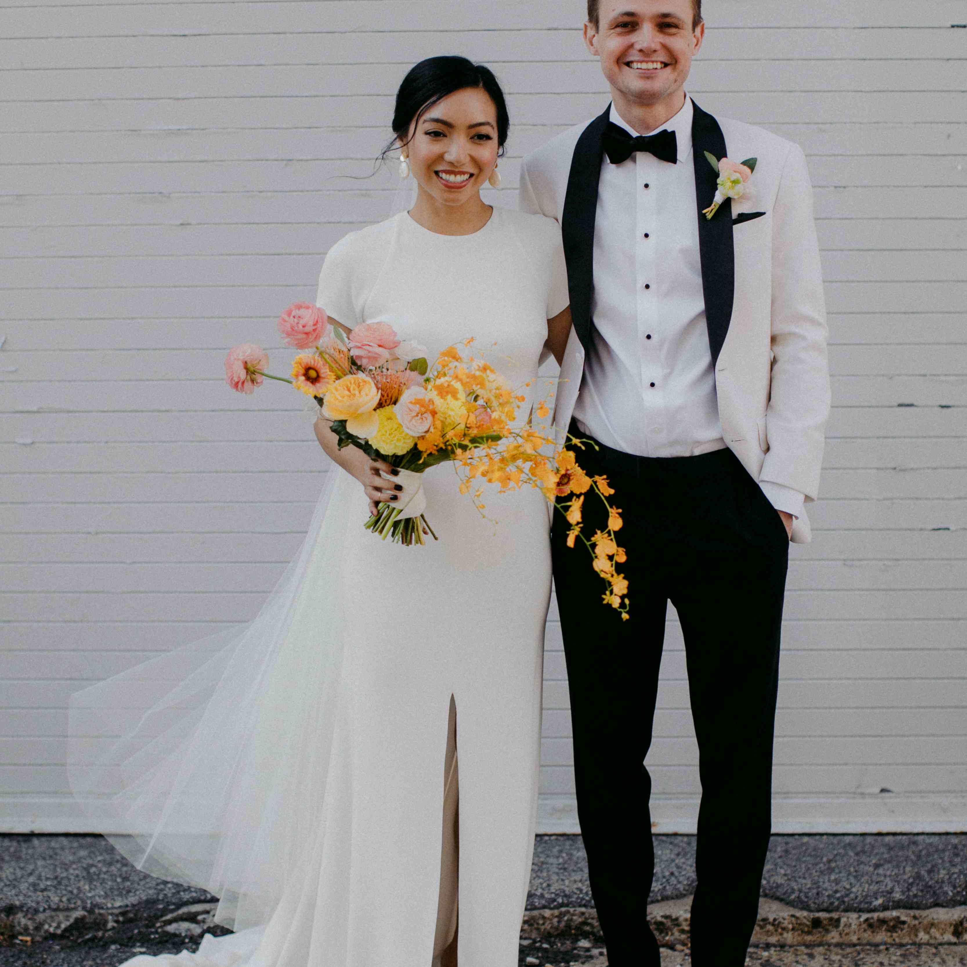 新郎和新娘< p > < / p > < br > < br >