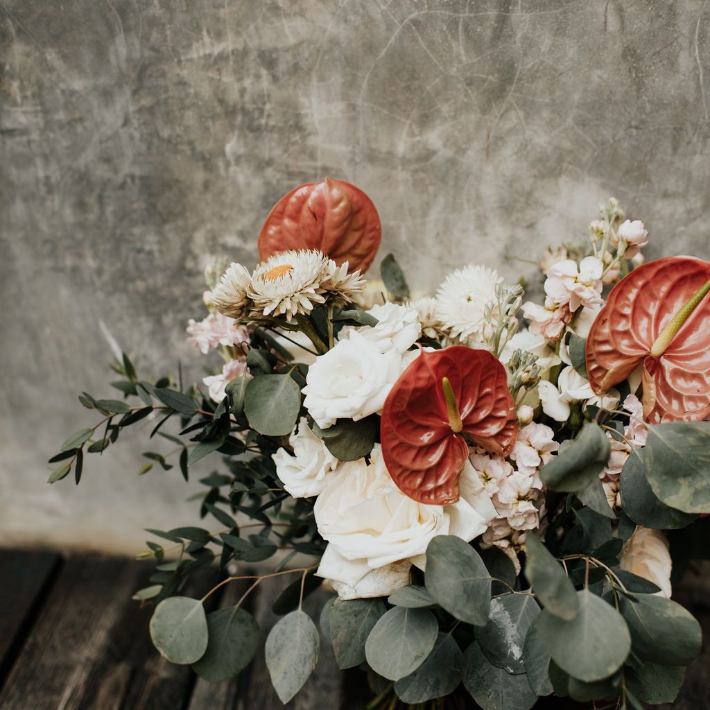 新娘花束的细节