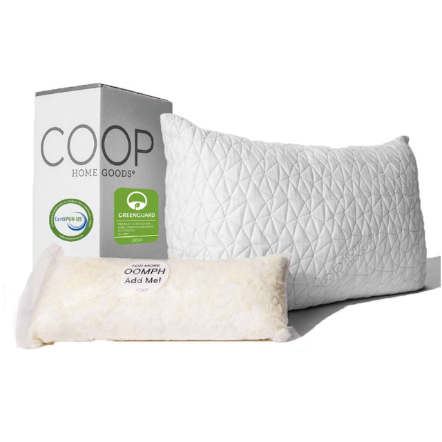 Coop家居用品高级可调阁楼枕头