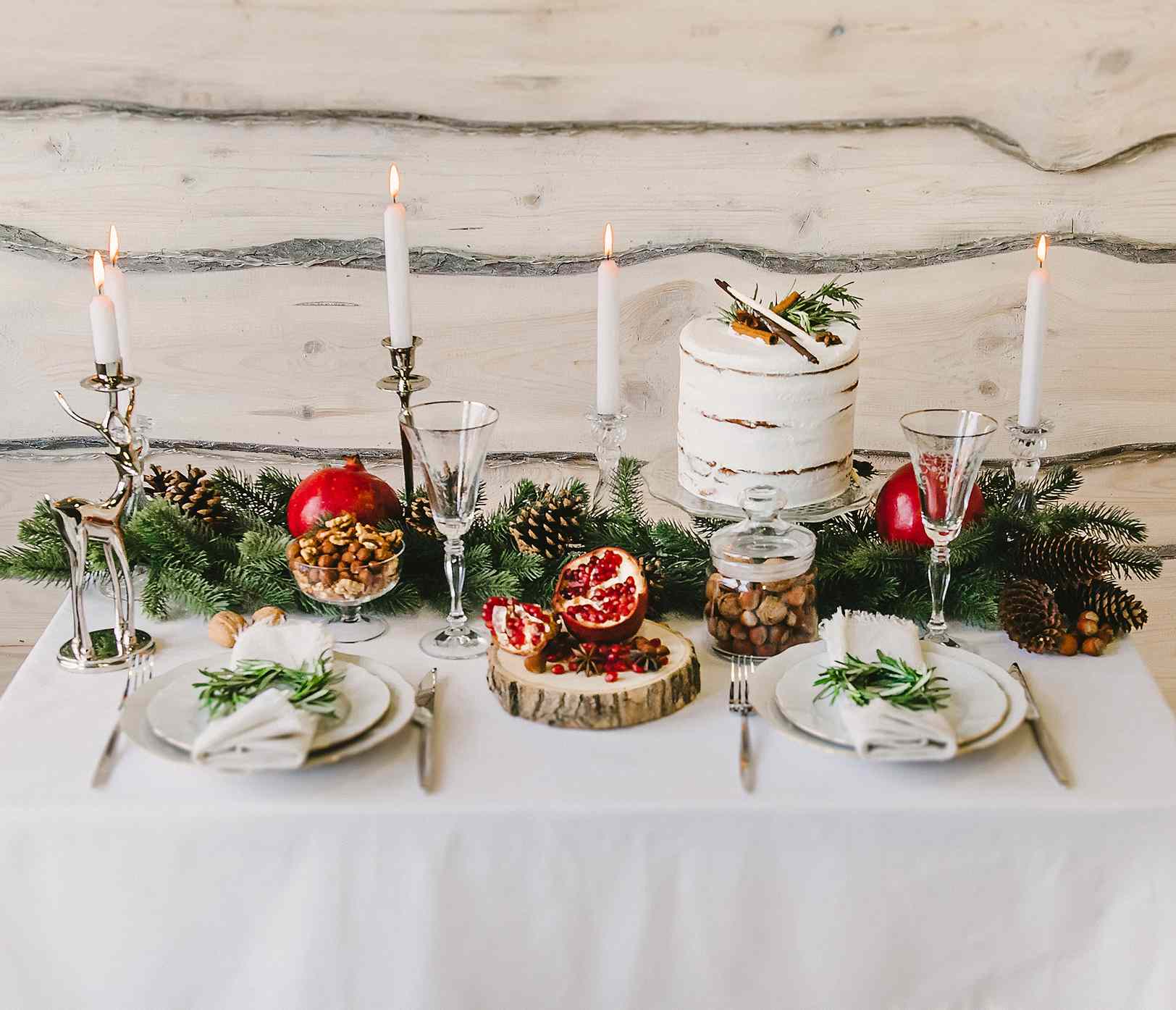 圣诞节婚礼tablecape