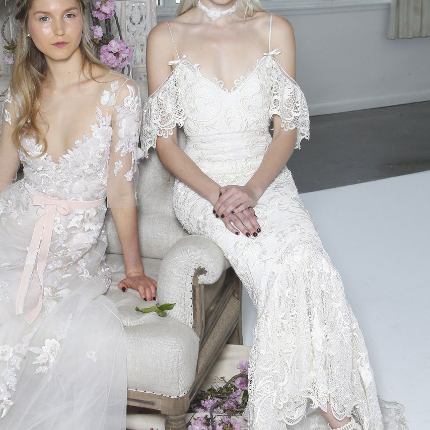 Marchesa Notte露肩婚纱