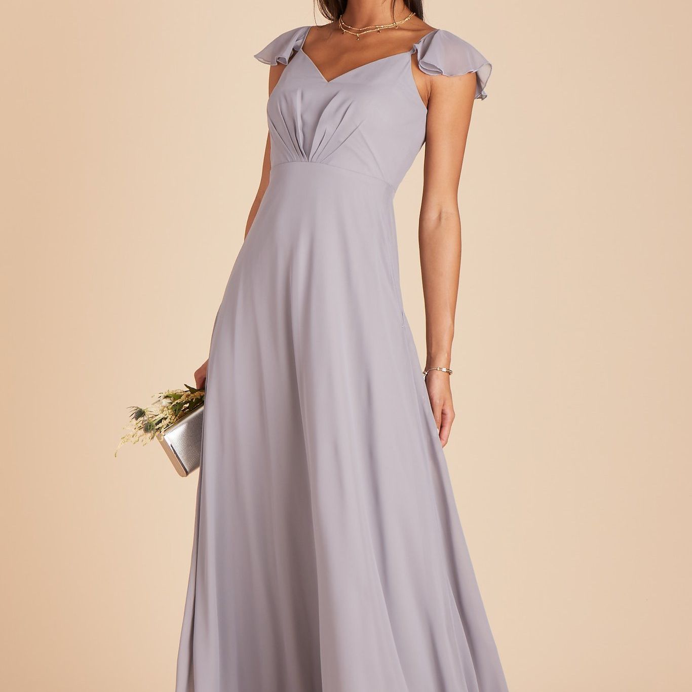 小鸟灰色凯伊连衣裙99美元