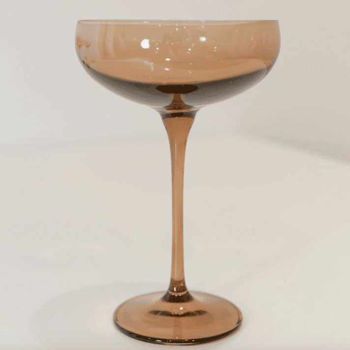 埃斯特尔彩色香槟轿跑车高脚器皿6套