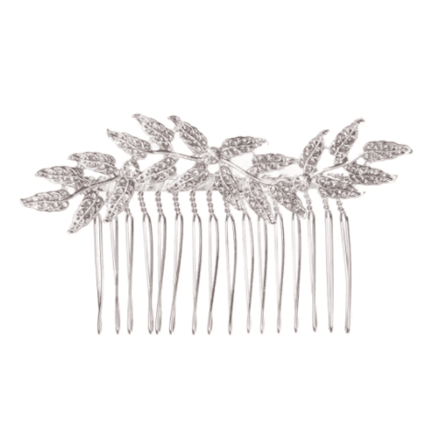 大卫图特拉莱茵石树叶梳