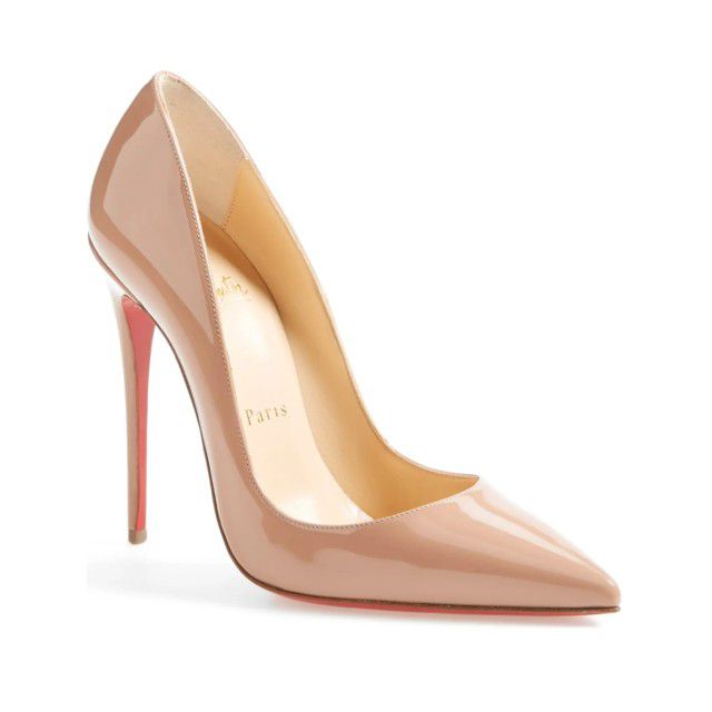 基督徒louboutin裸体泵
