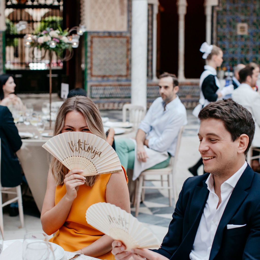 彩排晚宴的客人