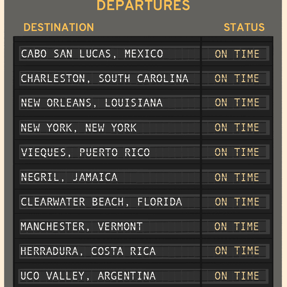 11个未婚党目的地除了拉斯维加斯