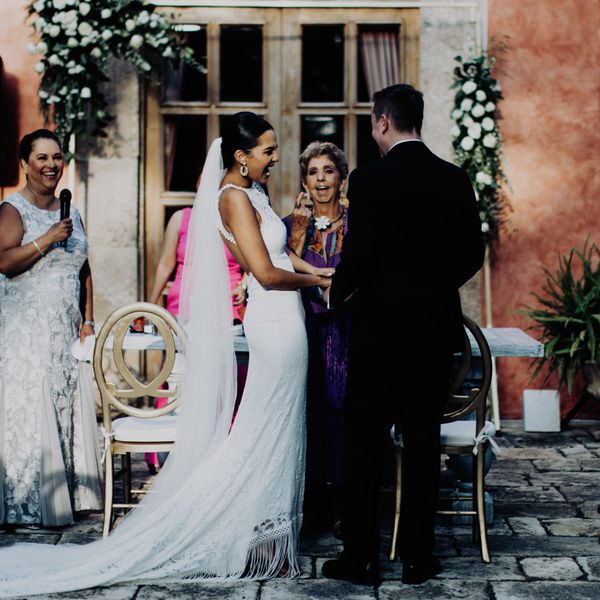 婚礼上的新郎新娘